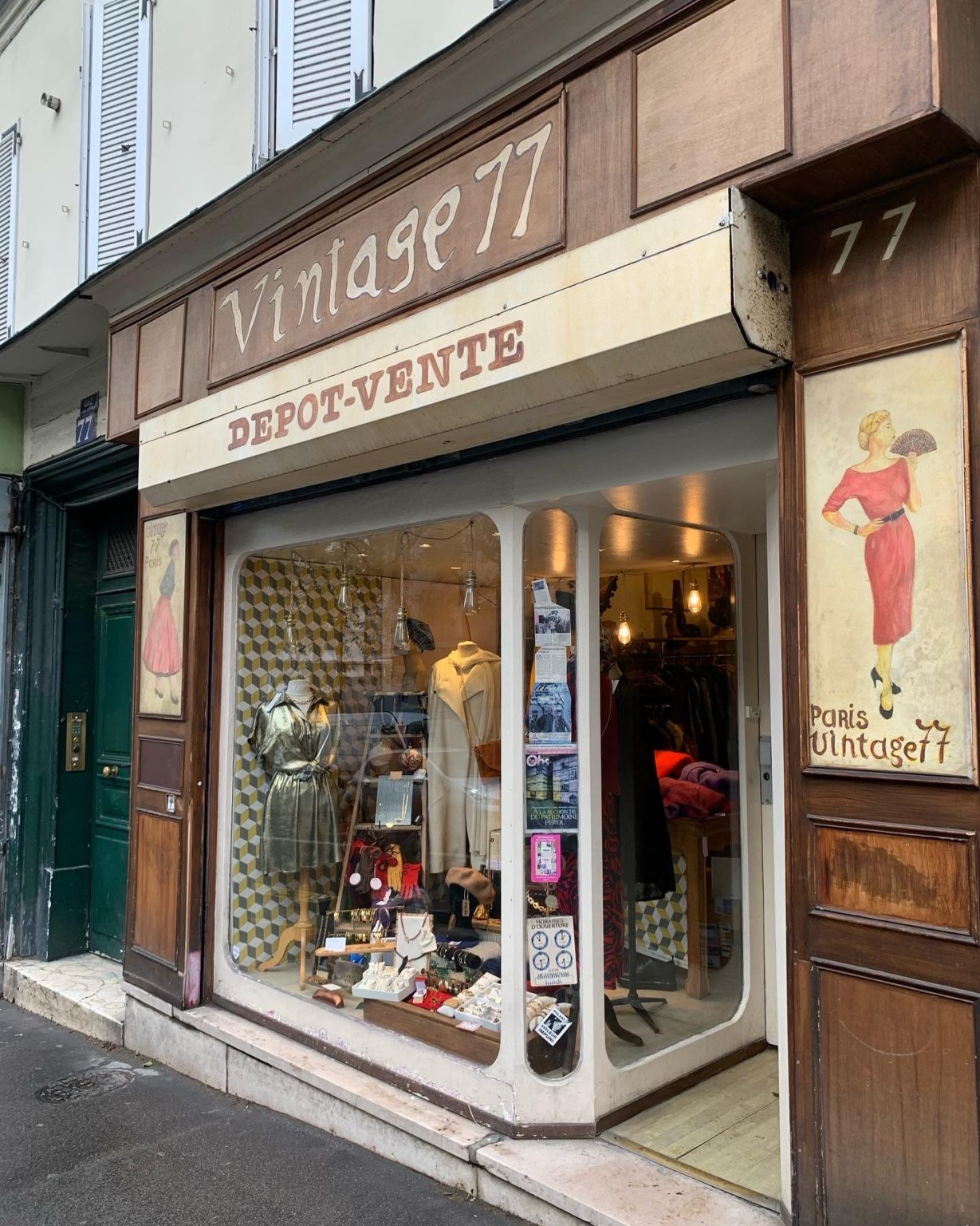 La fripe c’est chic bienvenue chez “77 Vintage”, rue de Ménilmontant