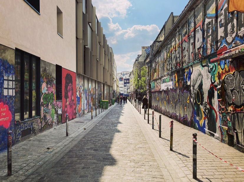 Street-art : ne manquez pas la rue Dénoyez à Belleville