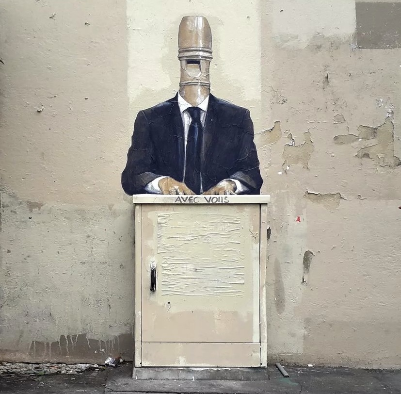 Belleville : l’élection présidentielle inspire le street artiste Philippe Hérard