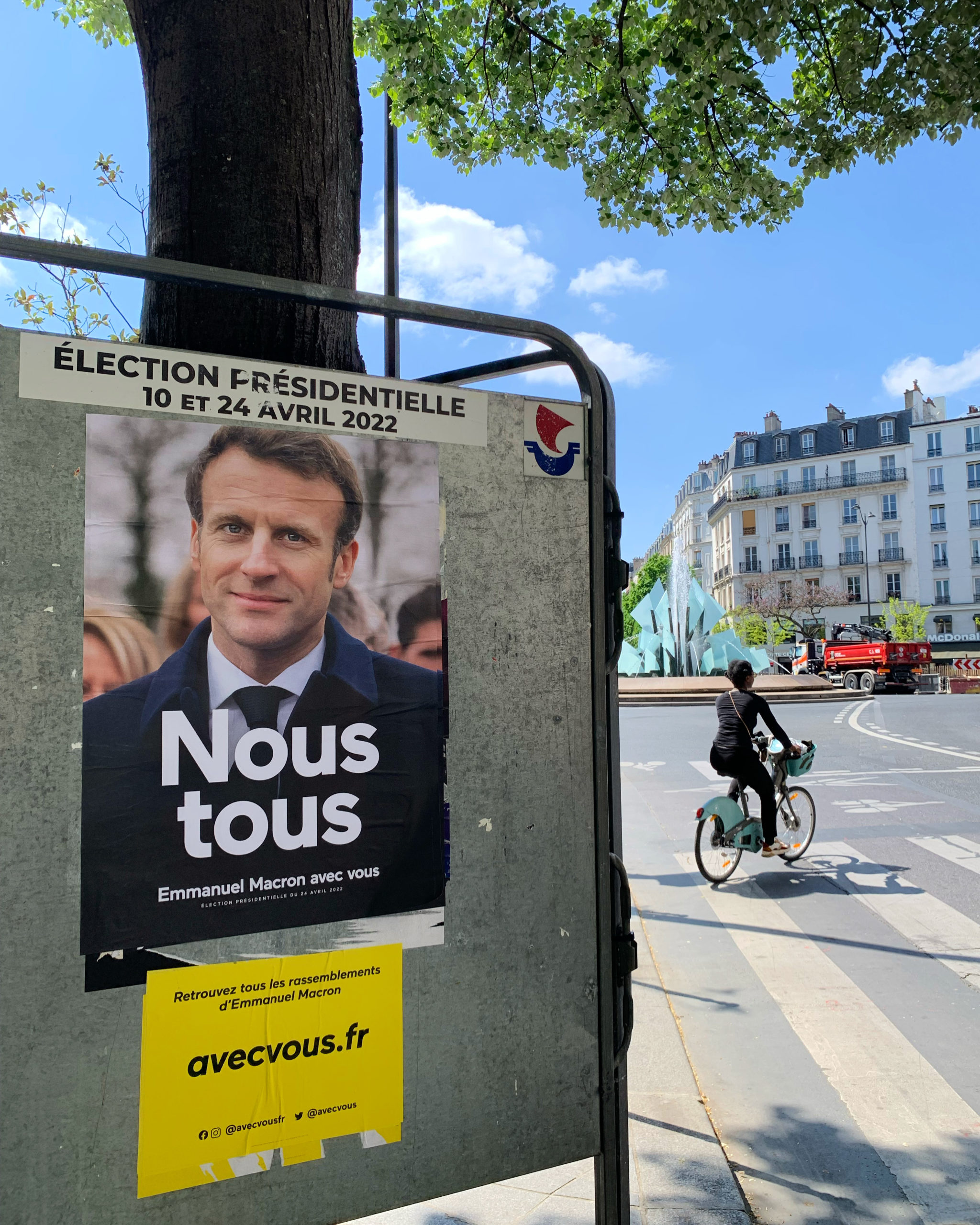 85 % des voix dans le 20e arrondissement pour Emmanuel Macron