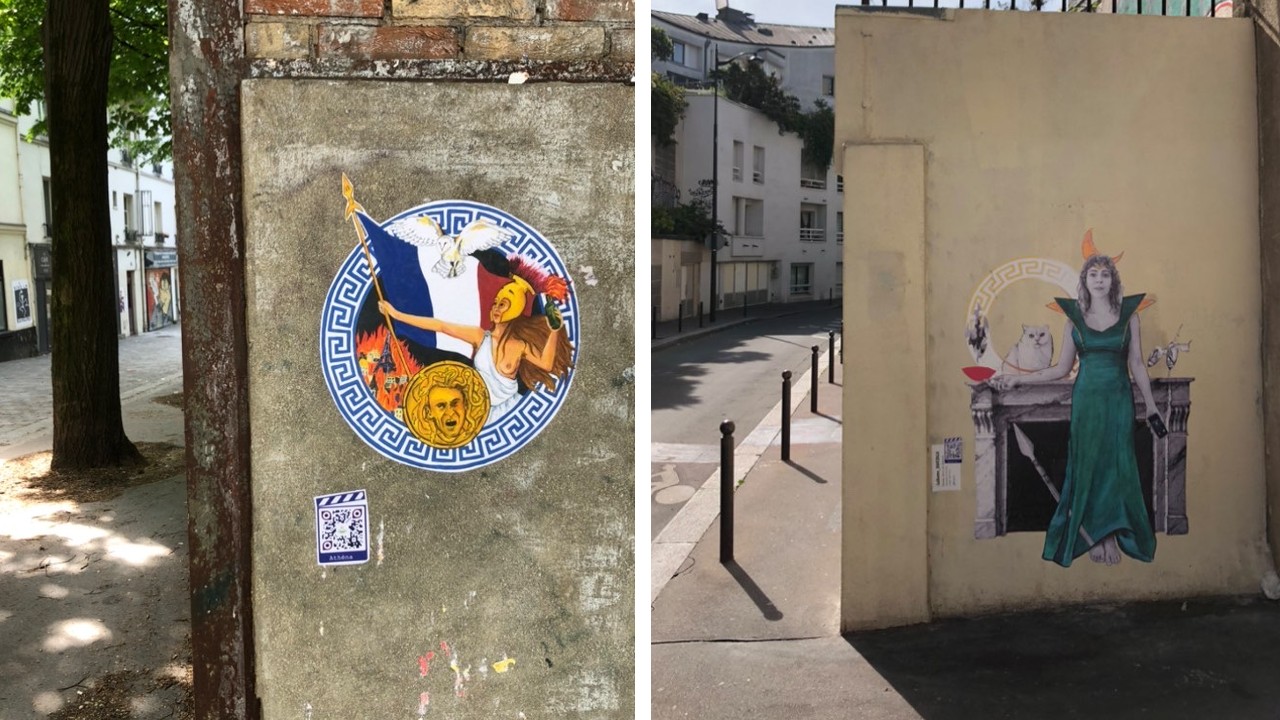 Street-art : une nouvelle chasse au trésor “dieux et déesses” dans les rue de Belleville
