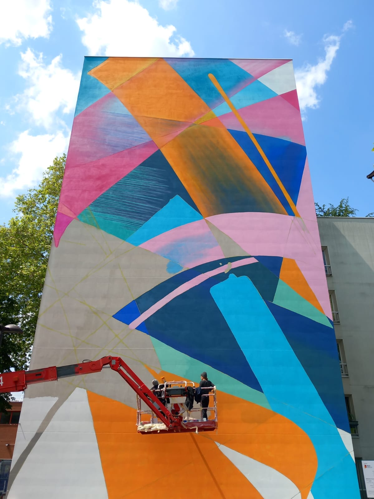 Boulevard Davout : Assistez à l’élaboration d’une fresque géante signée MadC 