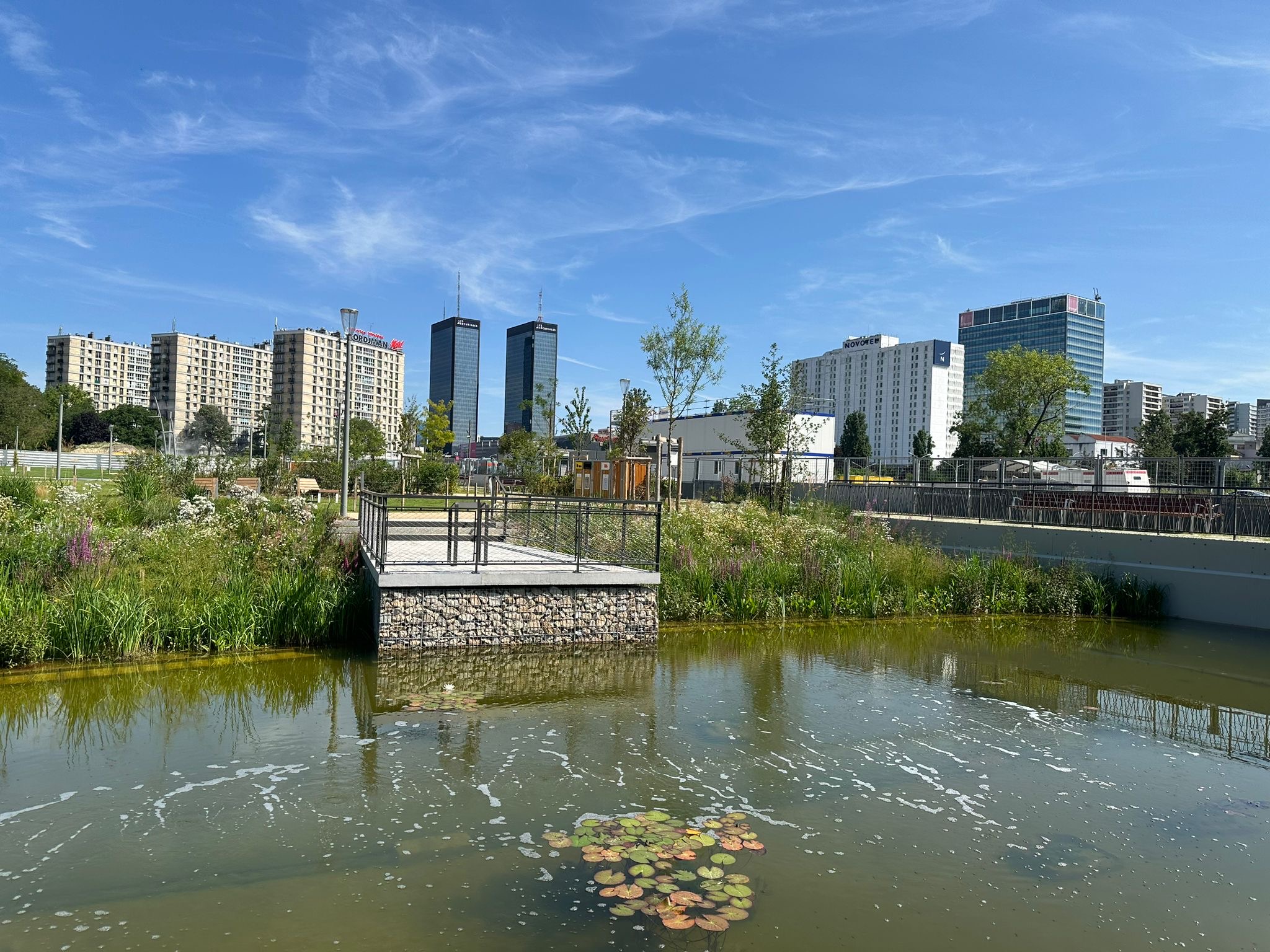 Porte de Bagnolet : ouverture du nouveau parc Aretha Franklin, dans le quartier Python-Duvernois