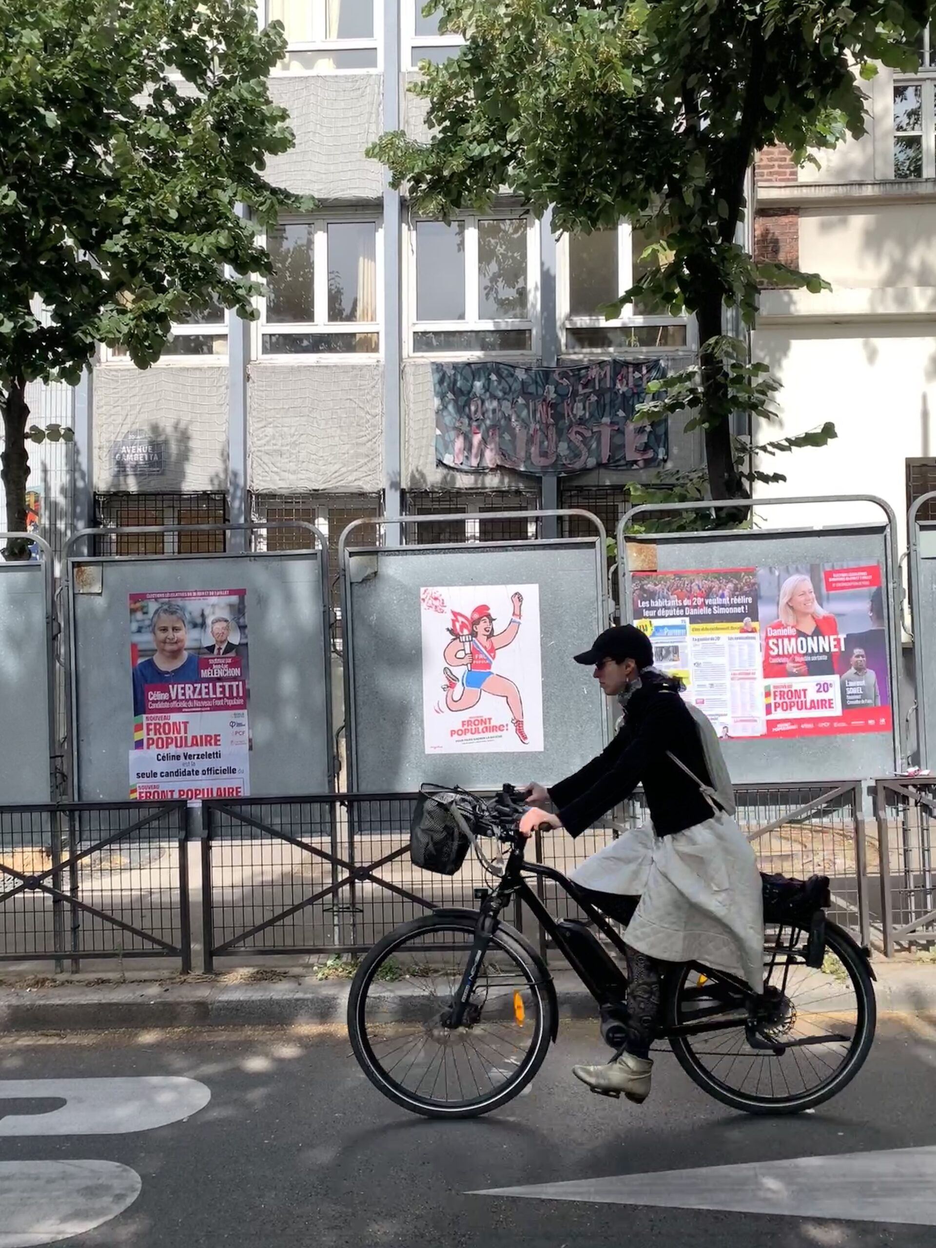 1er tour des élections législatives dans le 20e arrondissement : Danielle Simmonet (41,87 %) devance Céline Verzeletti (22,87 %)