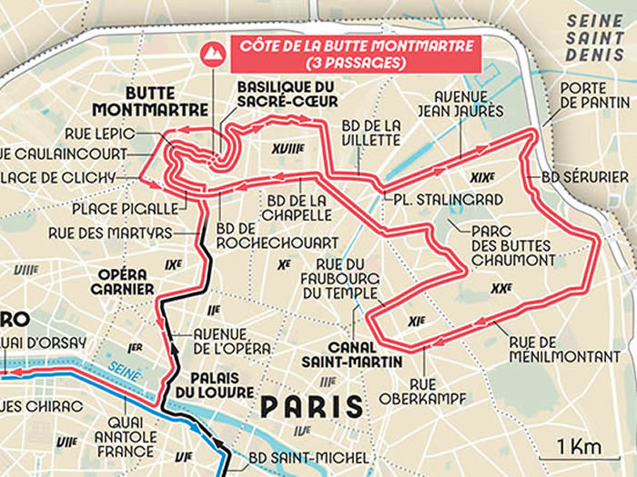 Où voir les courses olympiques de cyclisme samedi 3 et dimanche 4 août dans le 20e arrondissement de Paris ?