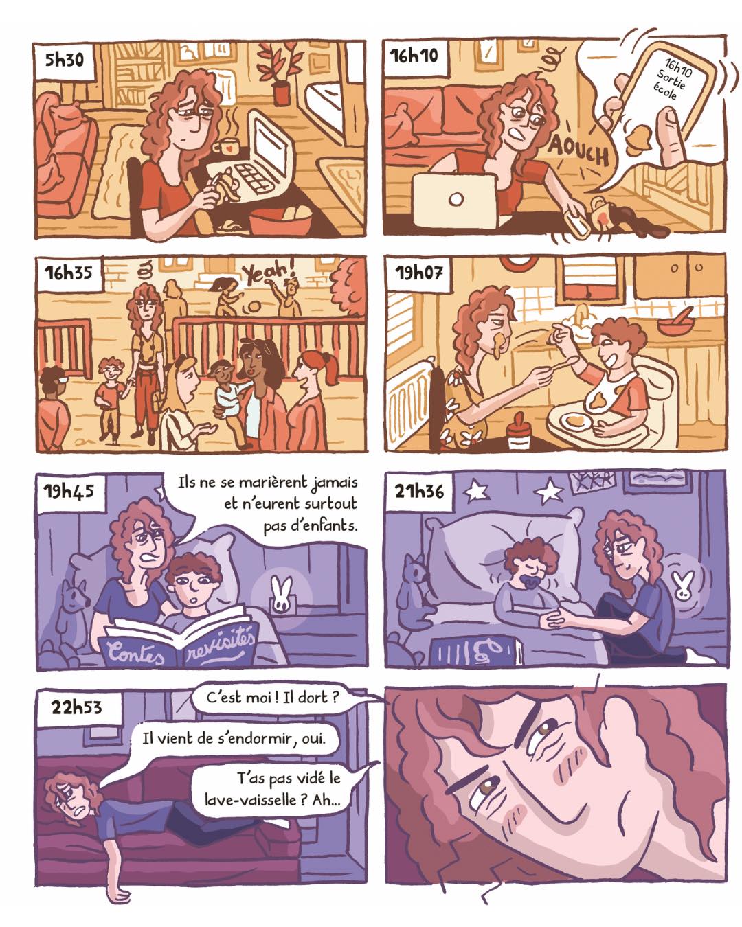 “La révolte des mères”, une instructive BD féministe, écrite par deux mamans solos du 20e arrondissement de Paris