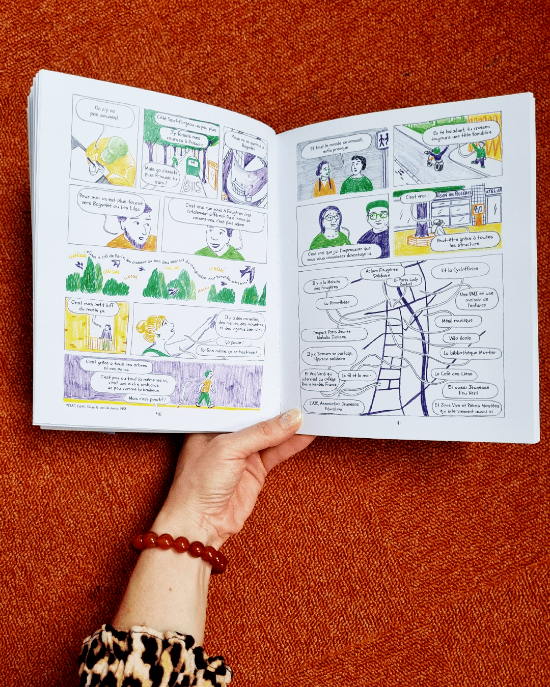 « Des bulles dans mon quartier » : une bande dessinée qui raconte les quartiers Saint-Fargeau et Fougères-Le Vau