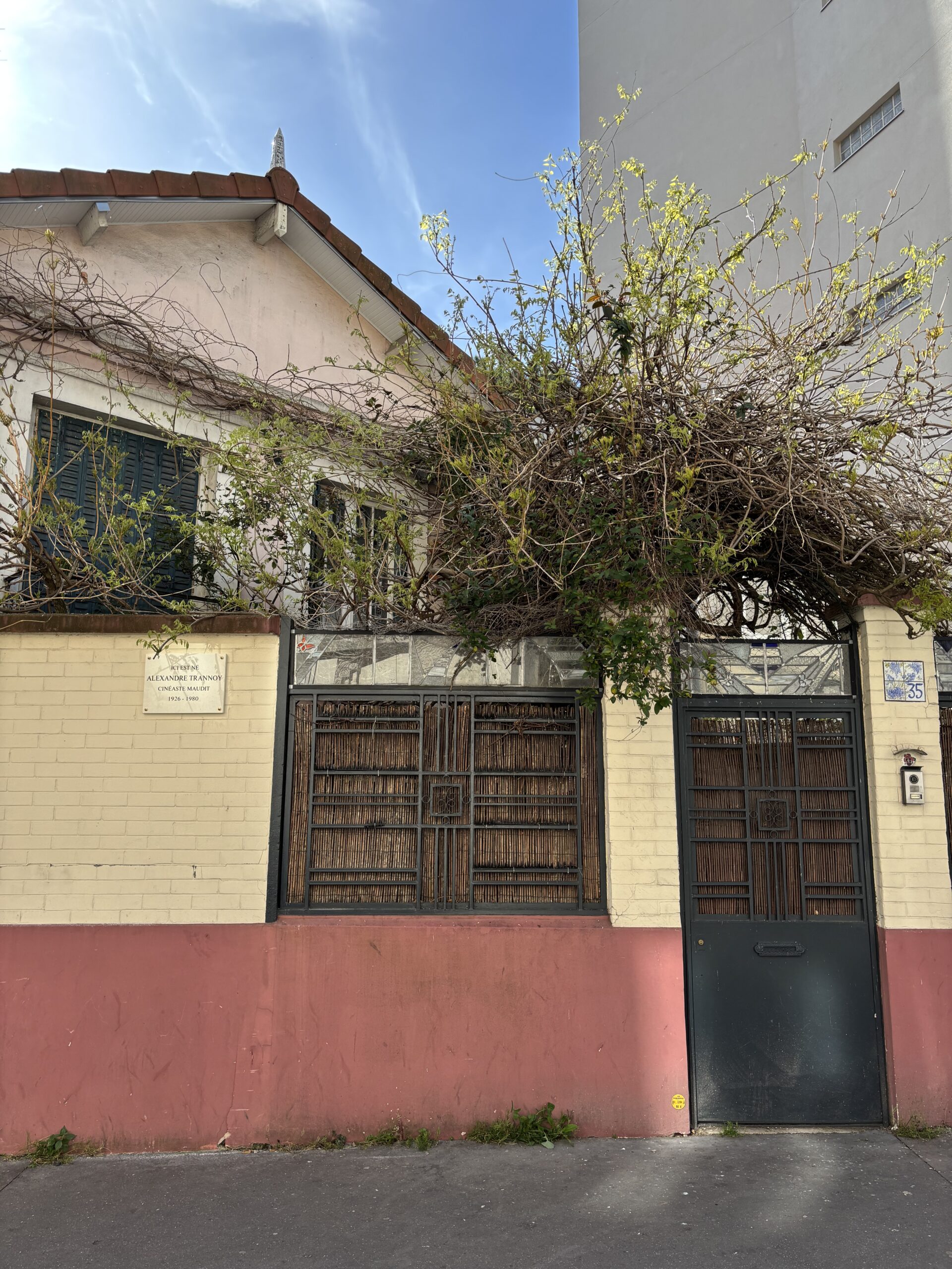 Hommage à Alexandre Trannoy, cinéaste maudit, né dans le 20e arrondissement de Paris