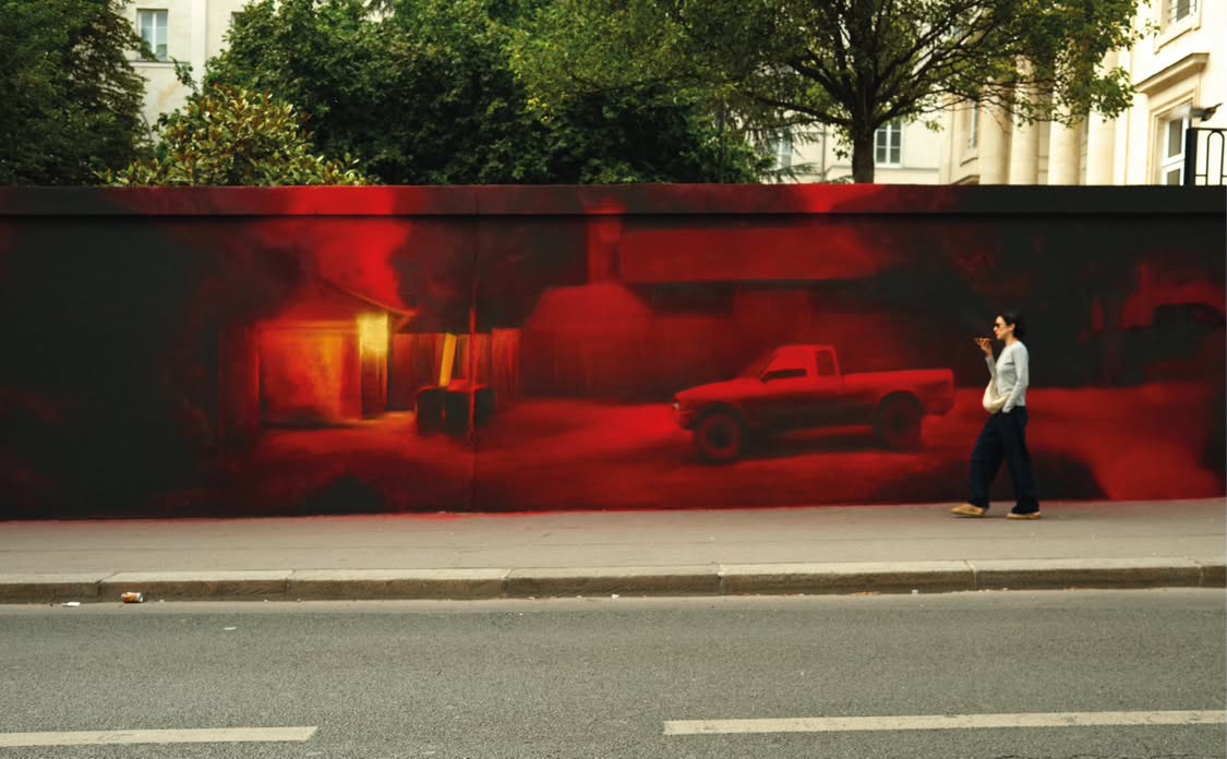 Street art : une nouvelle fresque apocalyptique (en résonance avec l’actualité) à voir à Ménilmontant