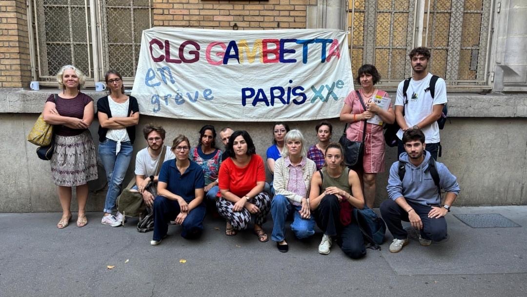 Le collège Gambetta se met en grève dès la rentrée dans le 20e arrondissement de Paris